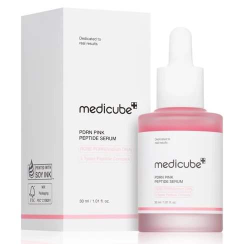 Medicube PDRN Pink Peptide Serum - salmon DNA regenerating serum