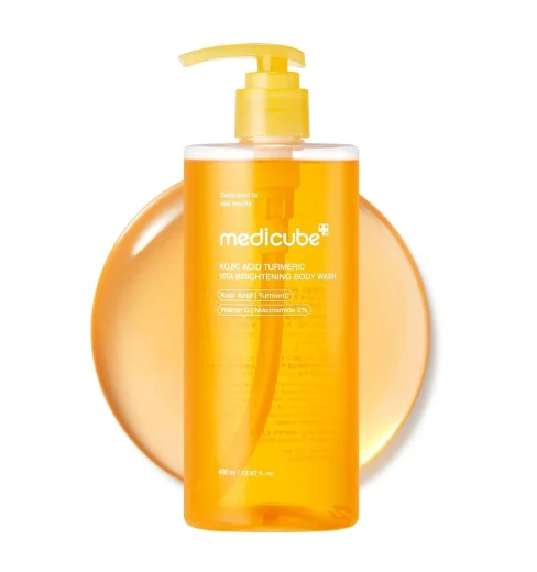 Medicube kojjic acid Turmeric Body Wash Medicube Kojic Acid Turmeric Vita Brightening Body Wash 400ml bottle